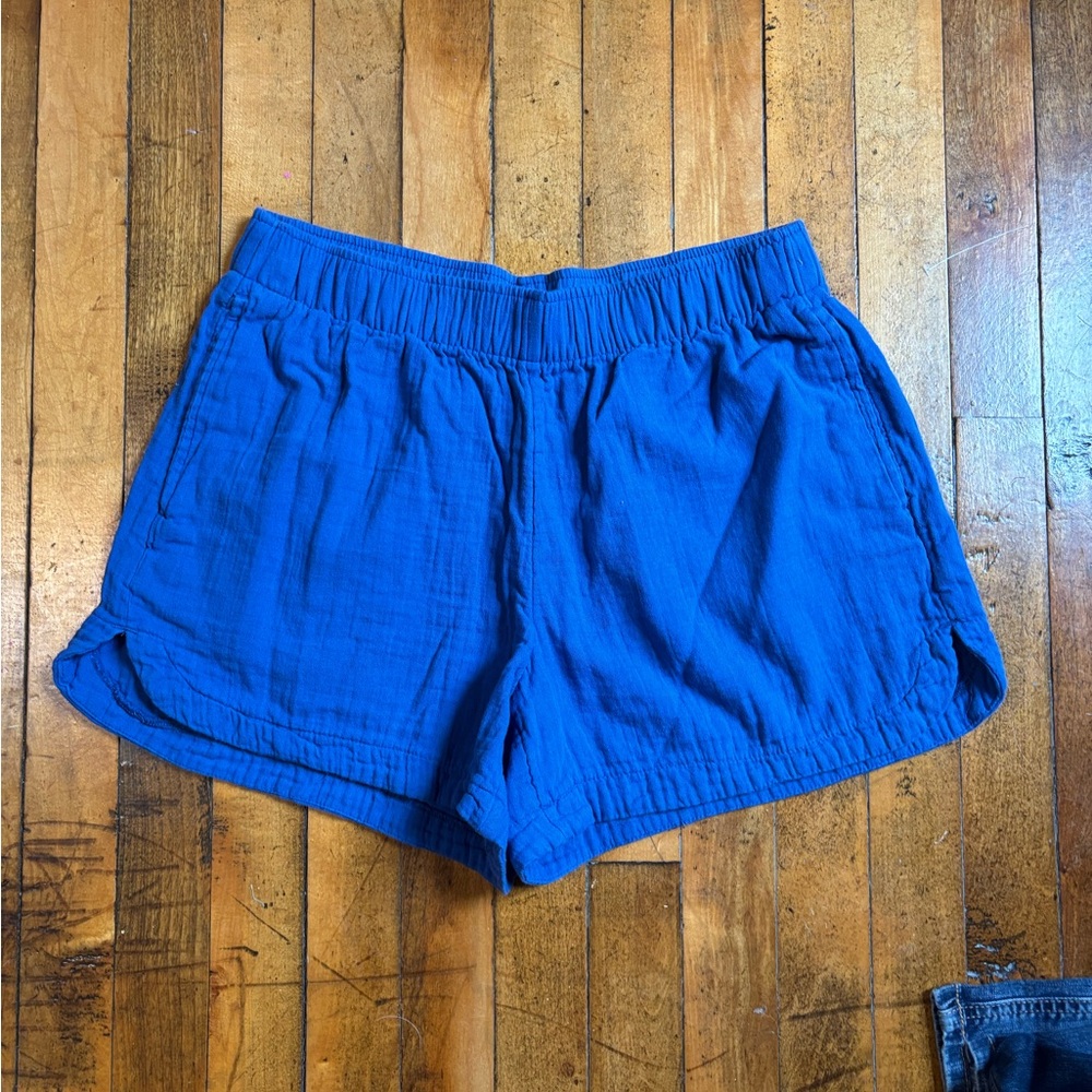 Old Navy Blue Shorts Elastic Waistband Lightweight